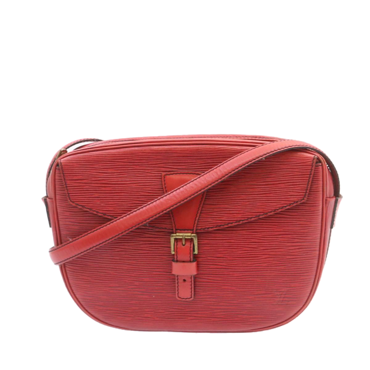 Louis Vuitton Epi June Feuille Shoulder Bag Red M52157 Lv Auth Ts022